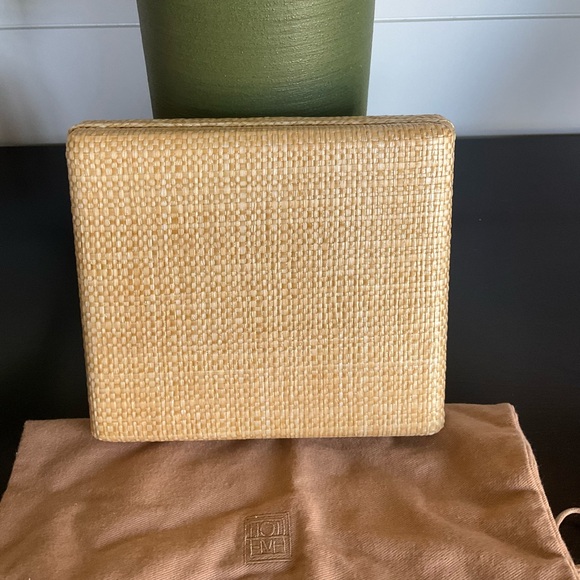 Toteme Raffia Box Clutch - Picture 5 of 10